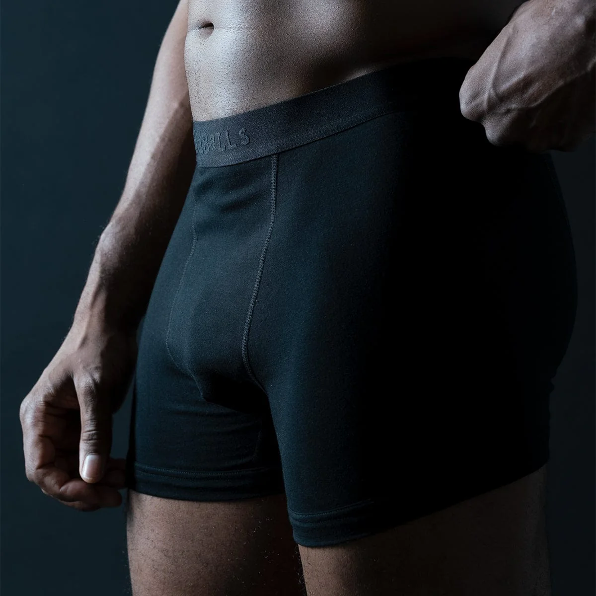 Stealth Black Bundle - Mens Boxer Shorts 4 Pack - Image 2