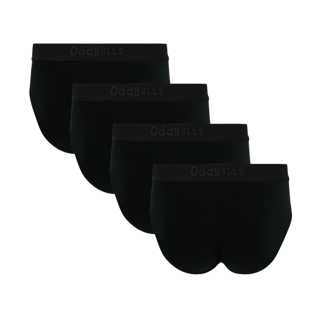 Stealth Black Bundle - Mens Briefs 4 Pack - Image 2
