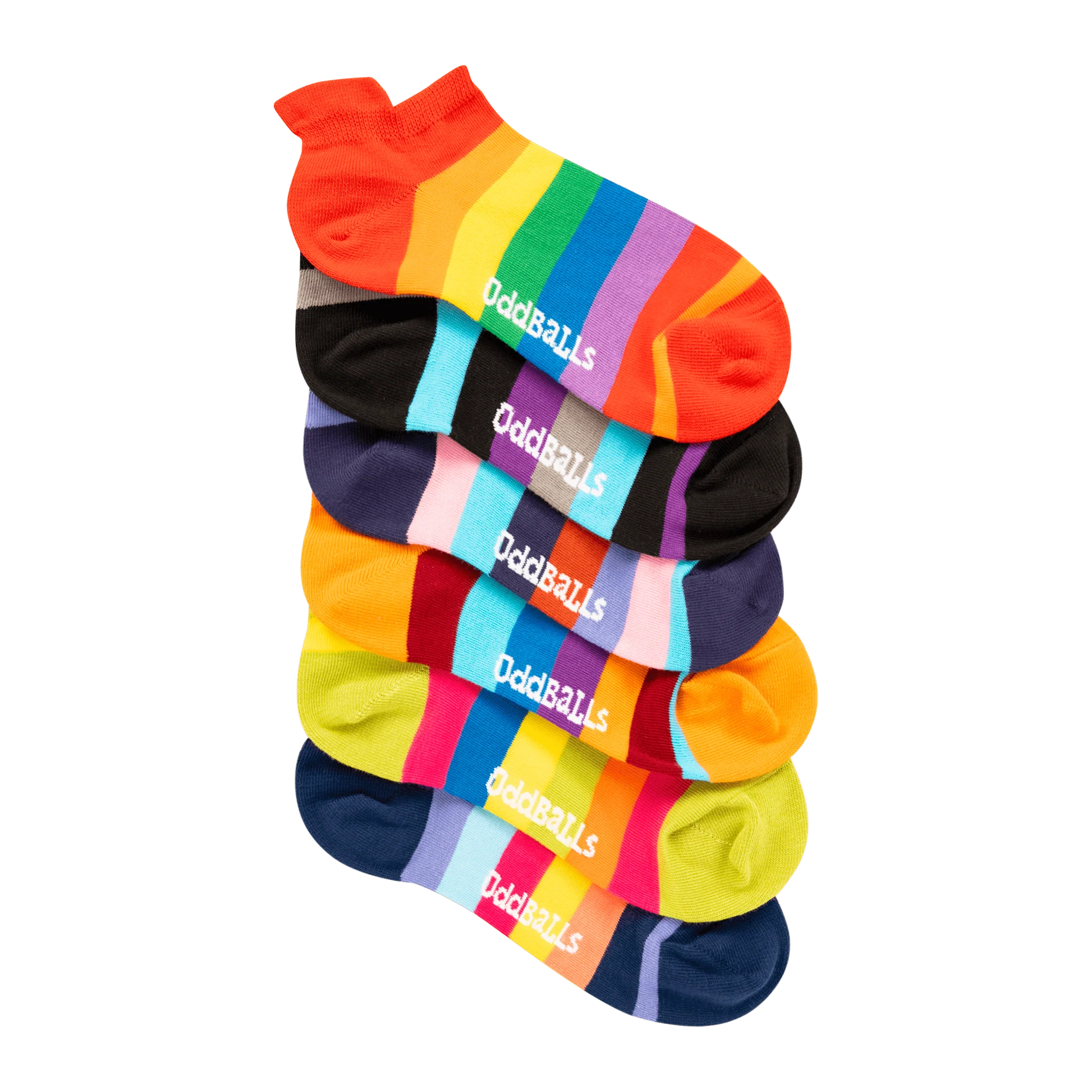 Stripes Bundle - 6 Pack Ankle Sock Bundle