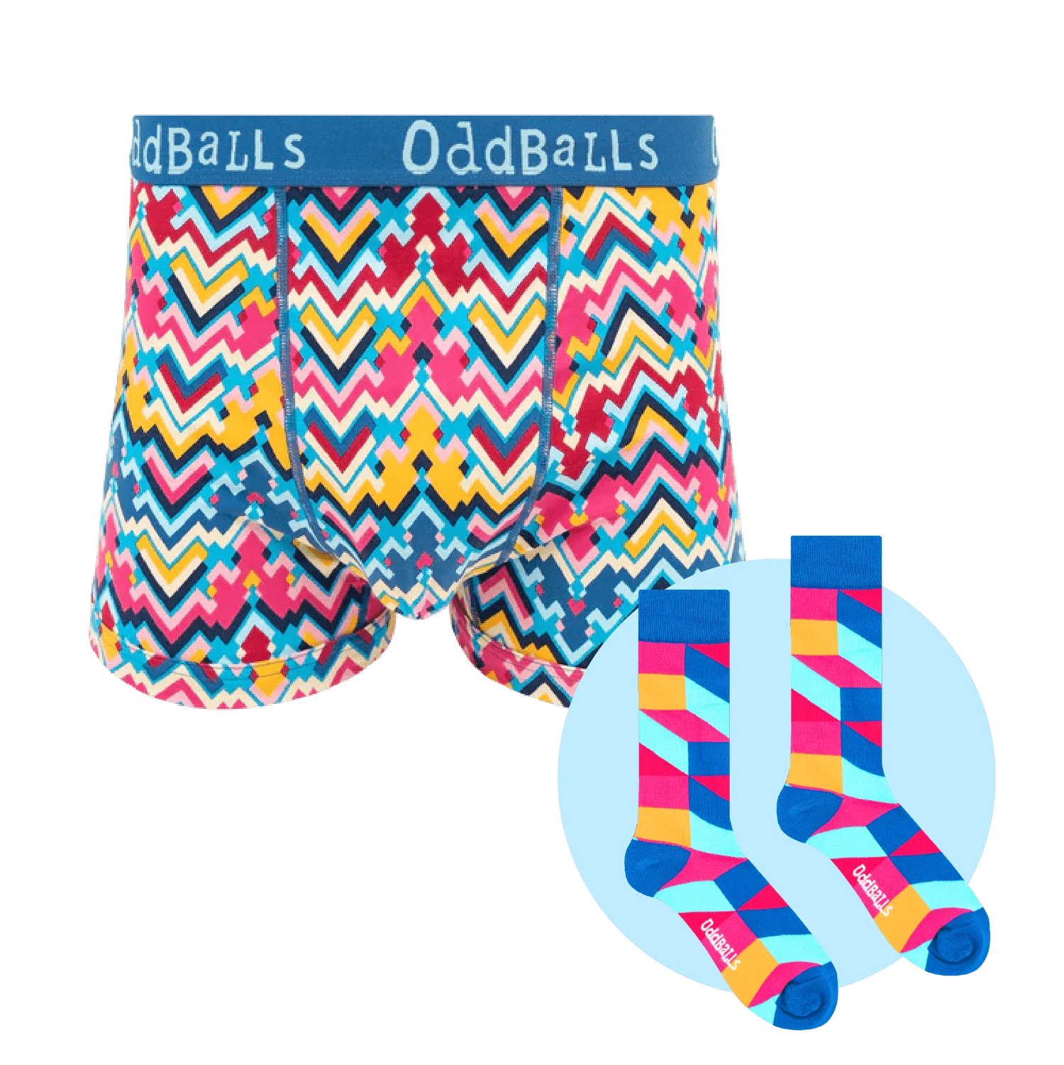 Summit - Mens Boxer Shorts & Matching Sock