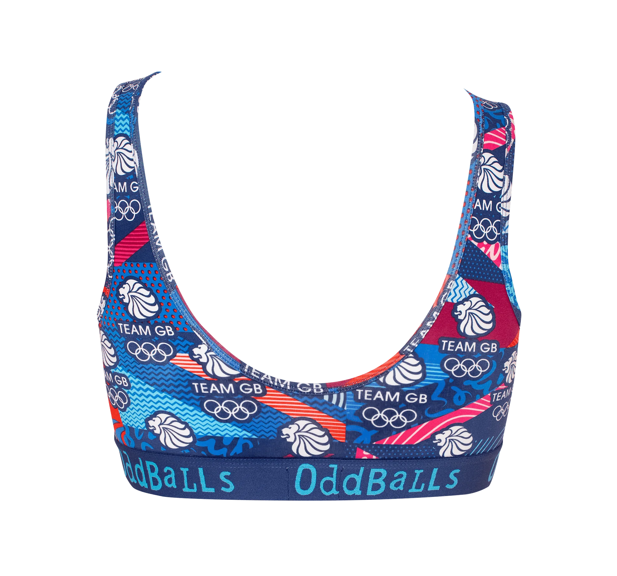 Team GB - Navy - Ladies Bralette - Image 2