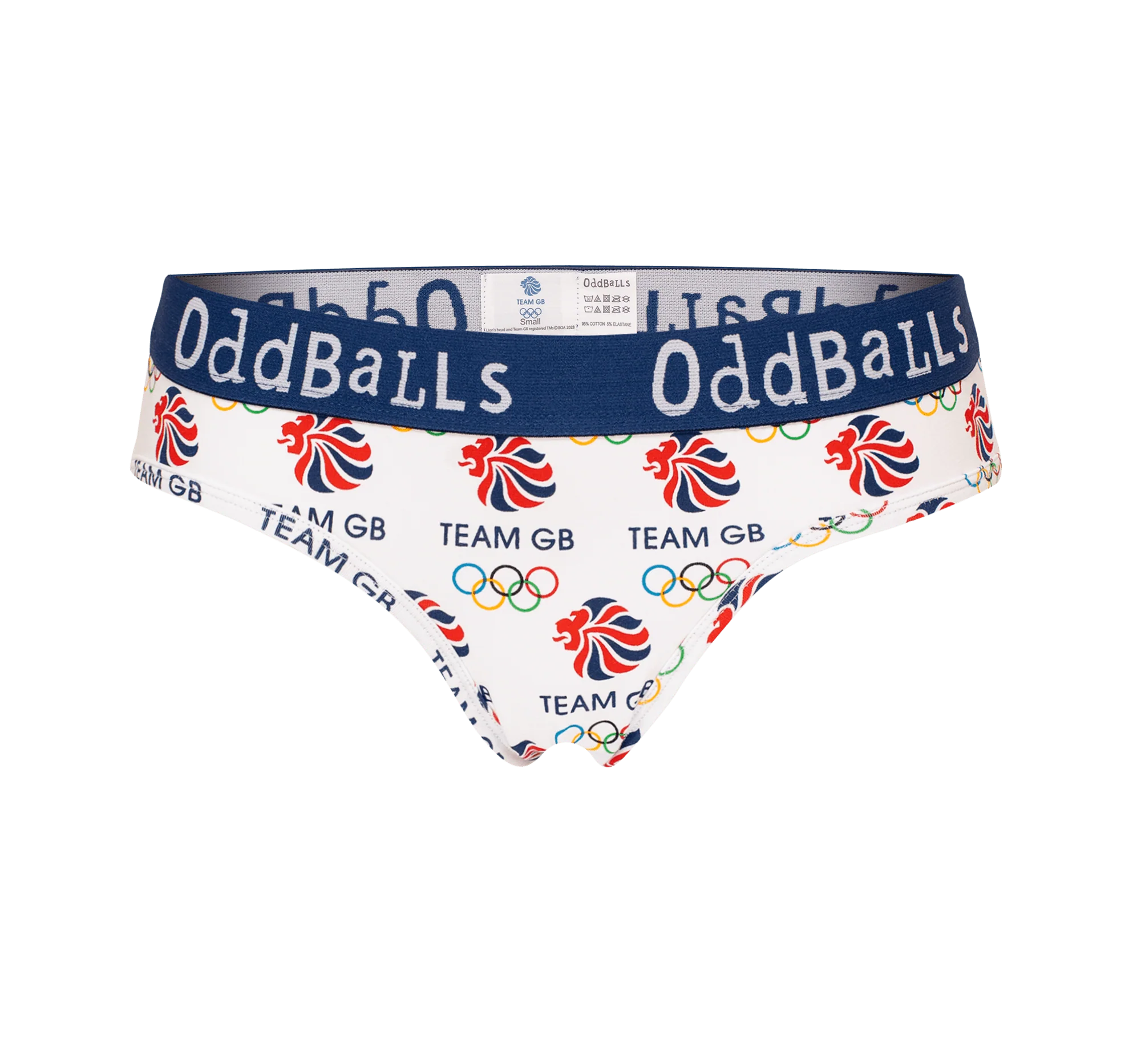 Team GB - White - Ladies Briefs