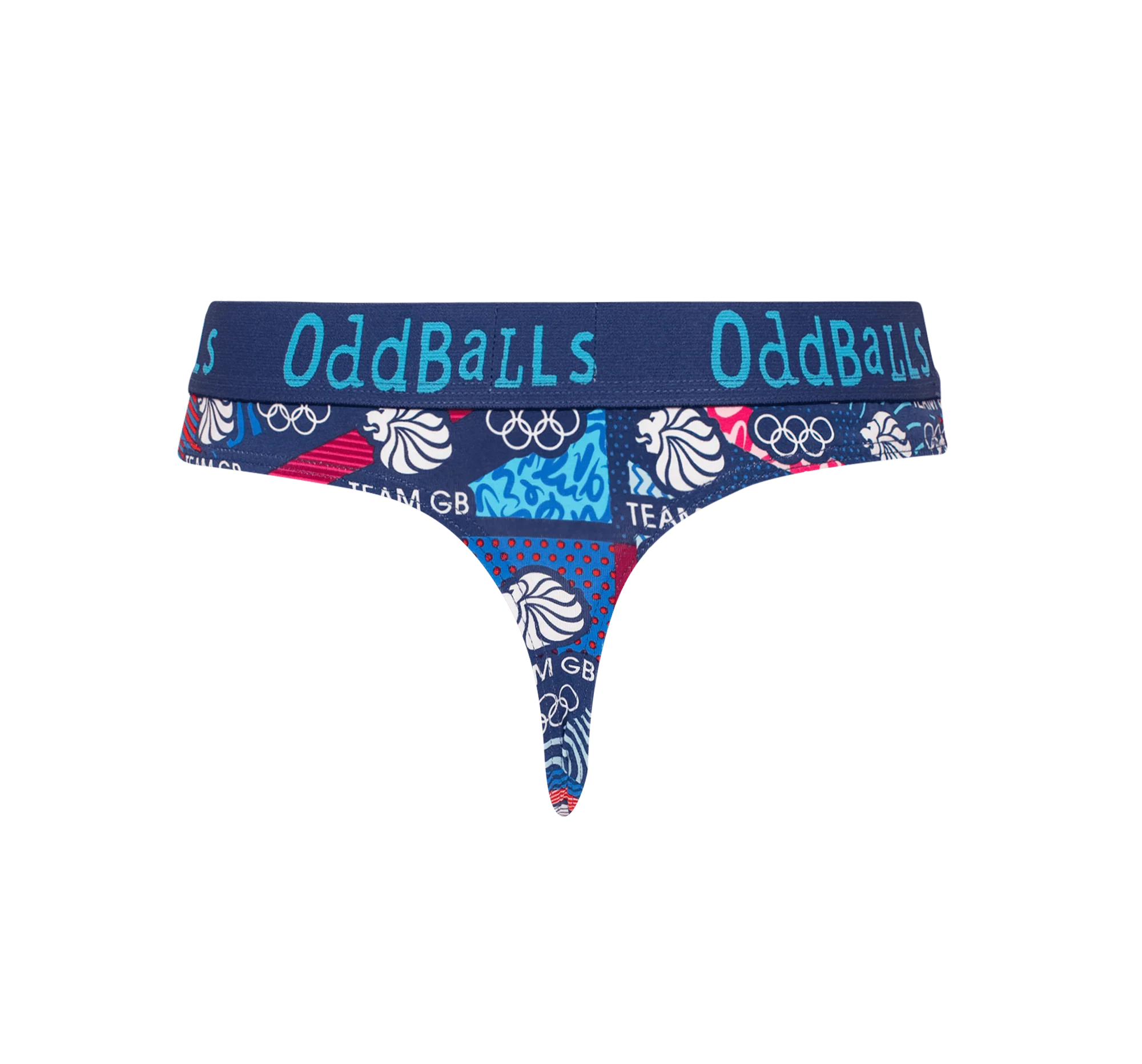 Team GB - Navy - Ladies Thong