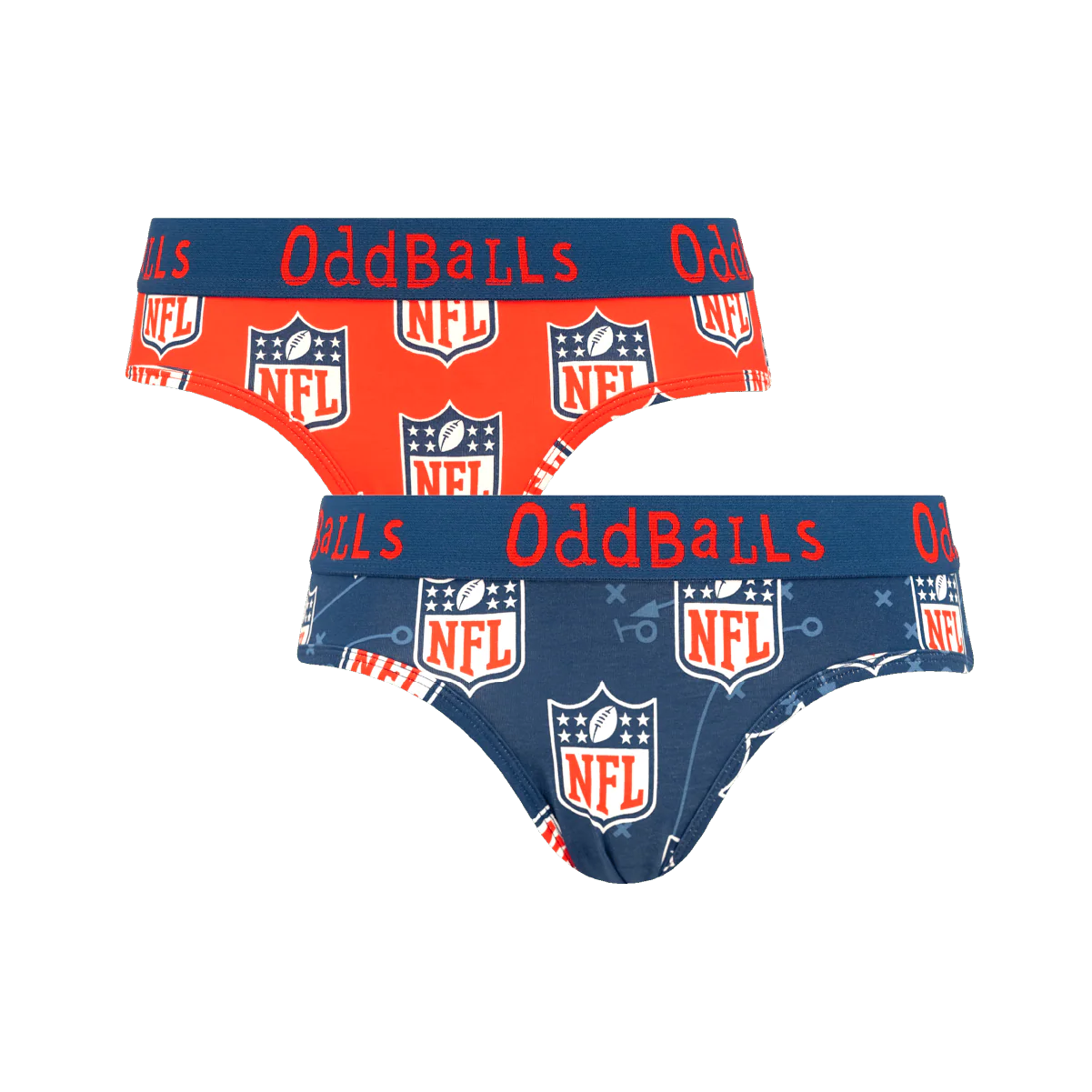 The NFL Touchdown Bundle - Ladies Briefs 2 Pack Bundle