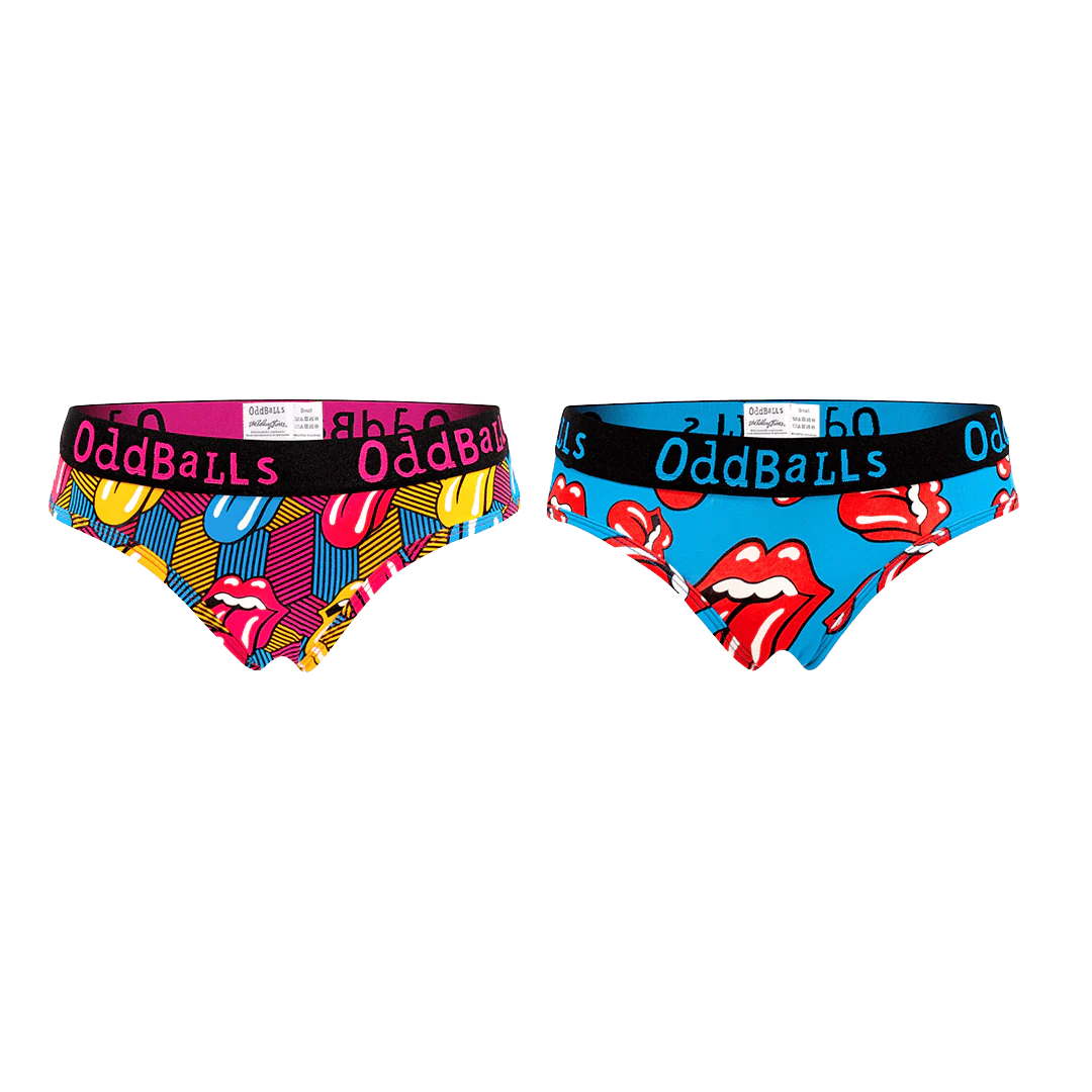 The Rolling Stones Bundle - Ladies Briefs 2 Pack Bundle