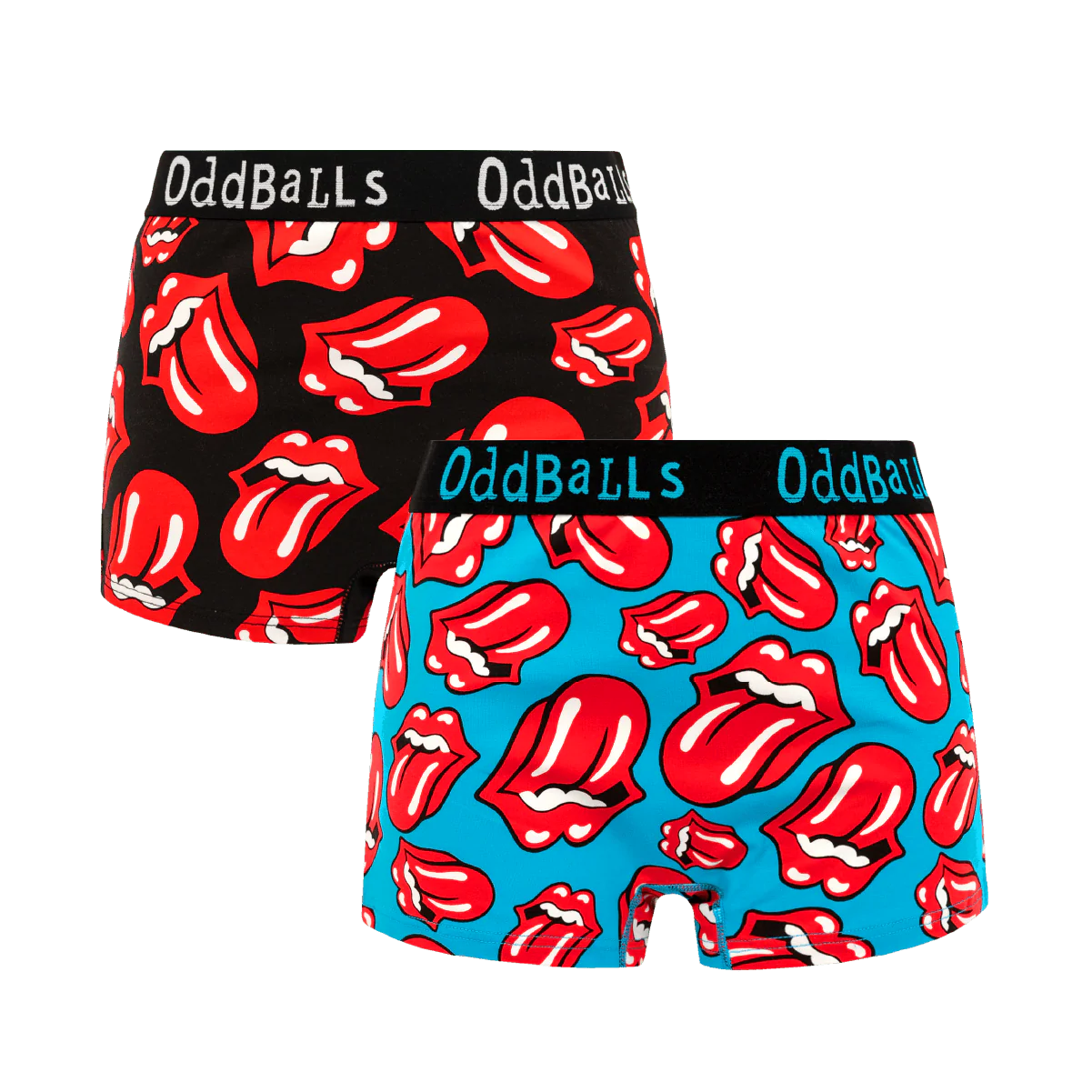 The Rolling Stones Bundle - Ladies Boxer Shorts 2 Pack Bundle