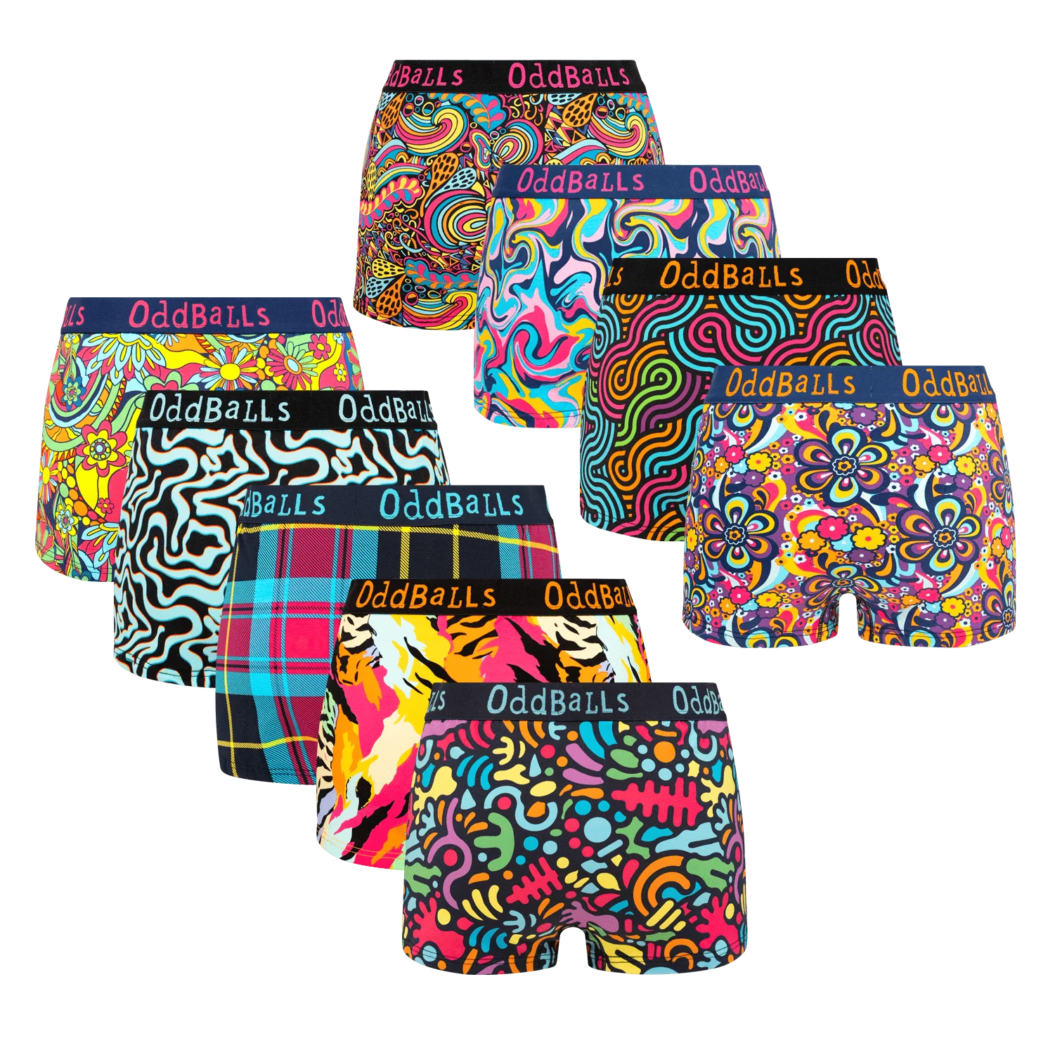 The Ultimate Haul Bundle - Ladies Boxer Shorts 9 Pack - Image 2