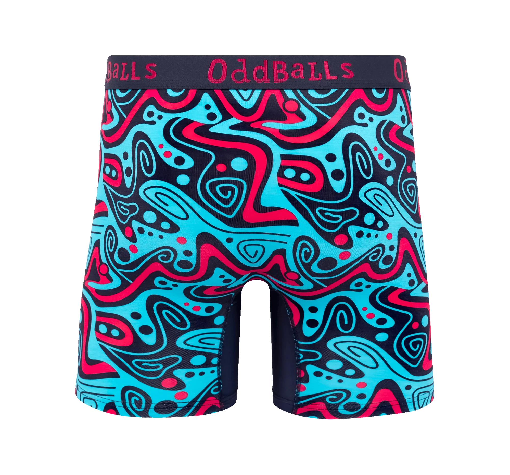 Tidal Wave - Mens Bamboo Boxer Shorts - Image 2