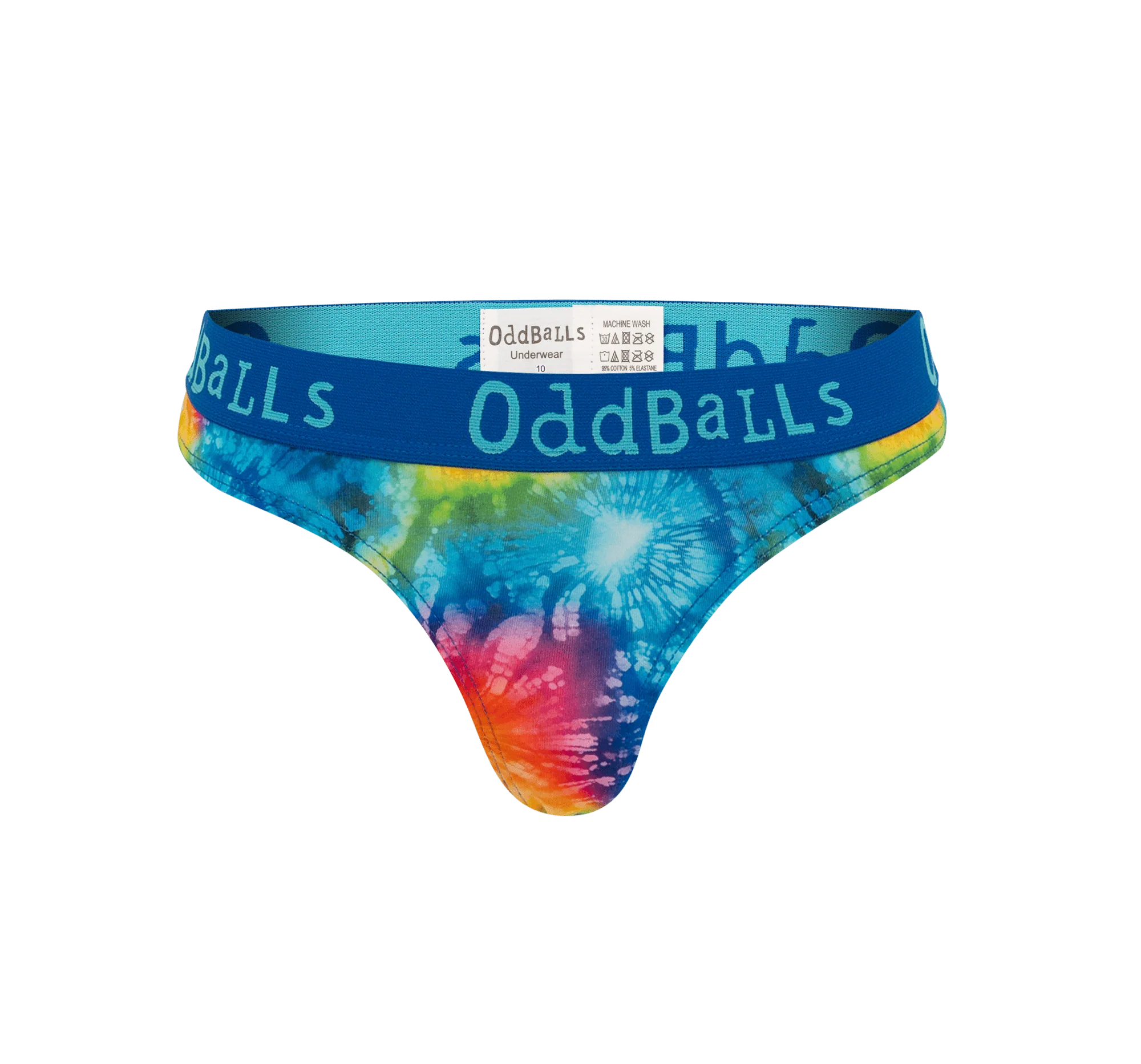 Tie Dye - Ladies Thong - Image 2