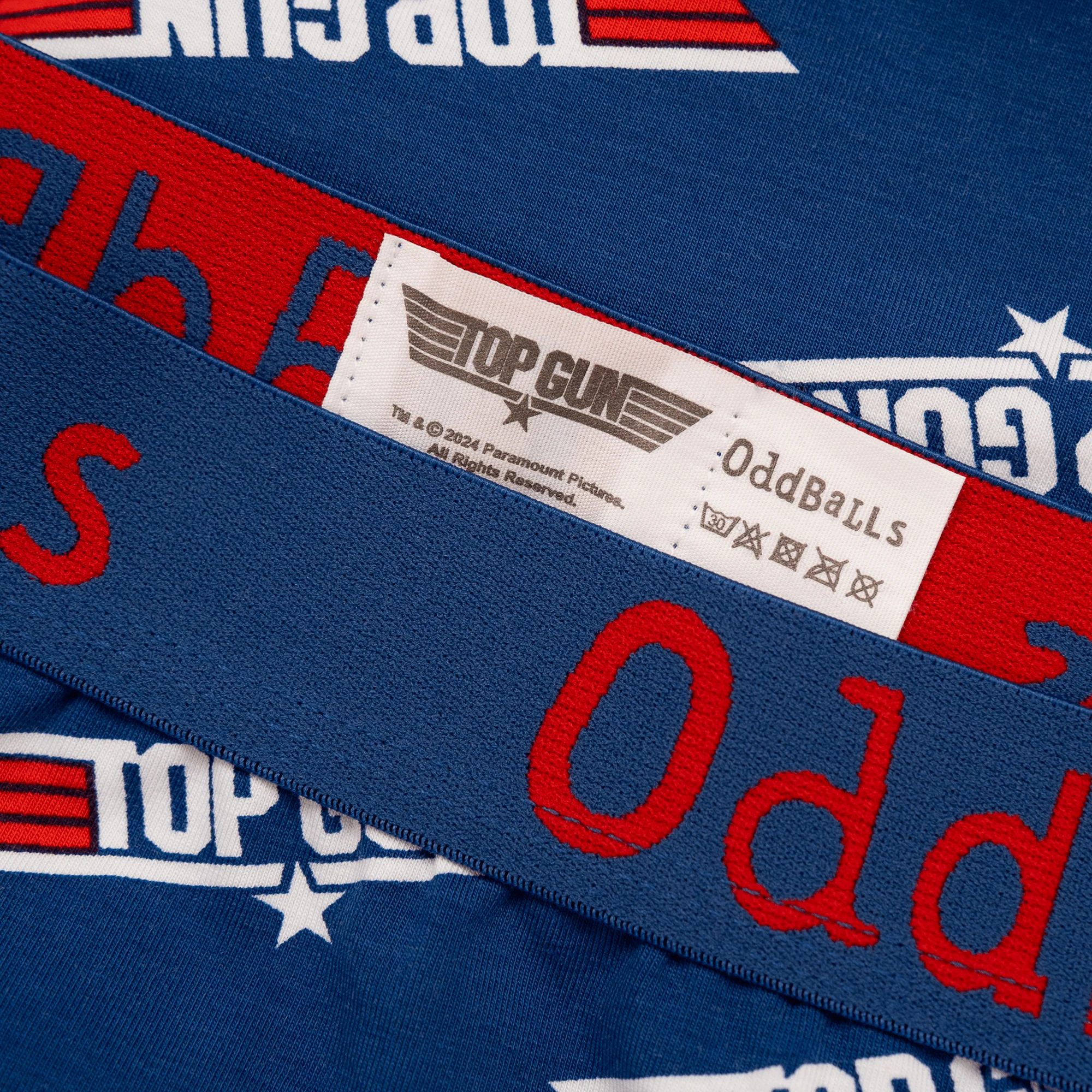 Top Gun Navy - Mens Cotton Boxer Shorts - Image 3