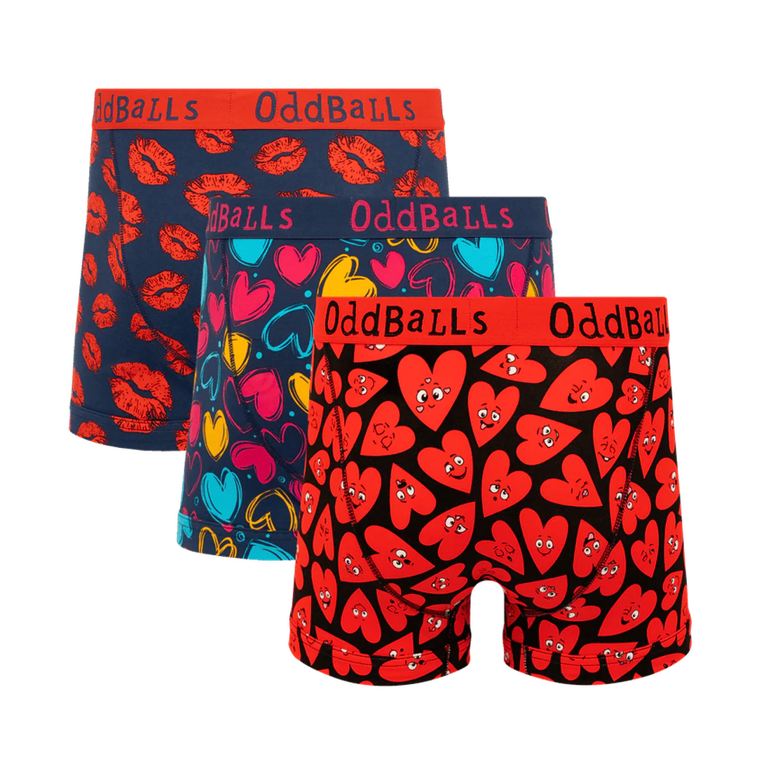 Valentine's Day Bundle - Mens Boxer Short 3 Pack - Image 2
