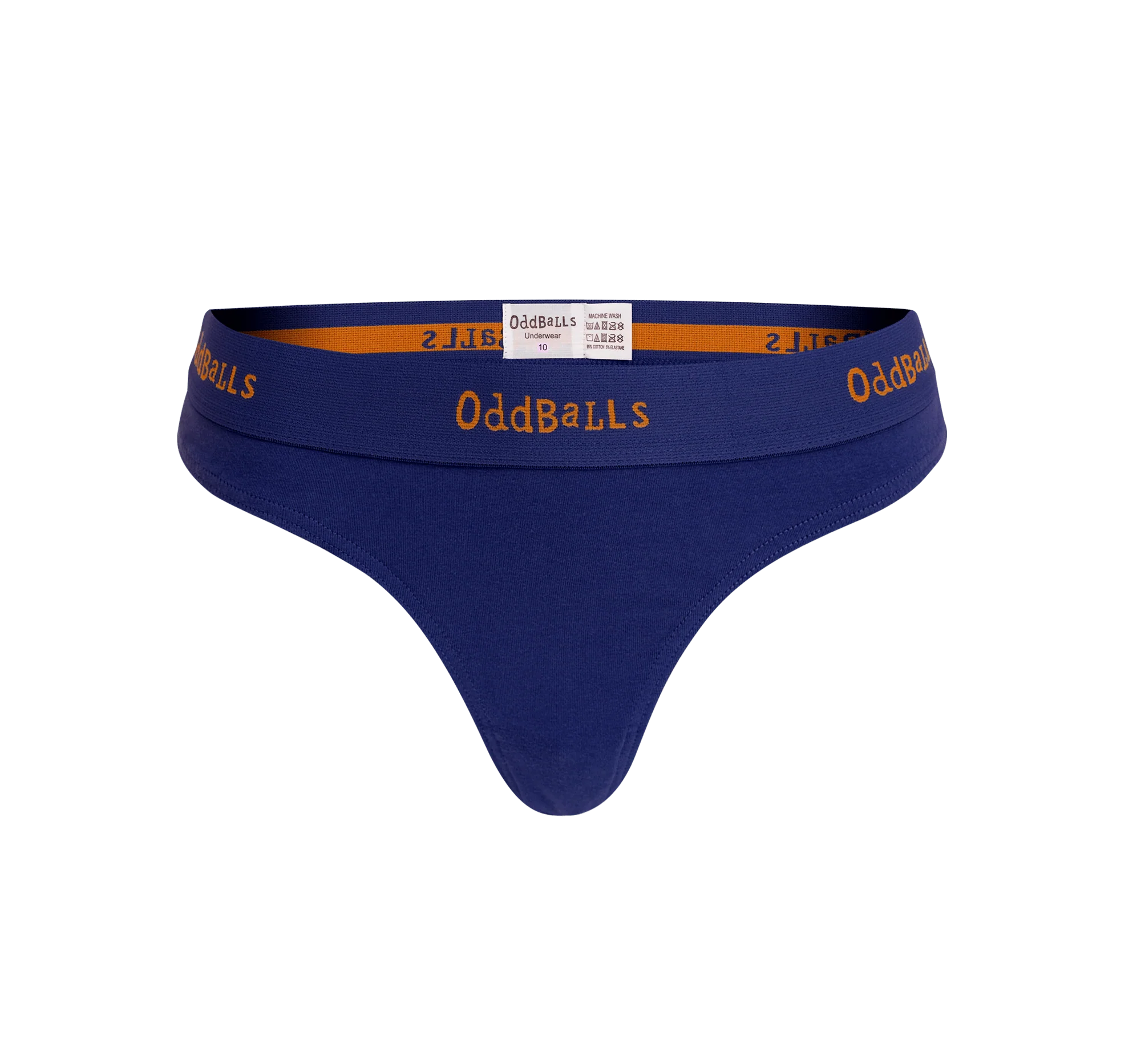 Wavy Navy - Ladies Thong - Image 2
