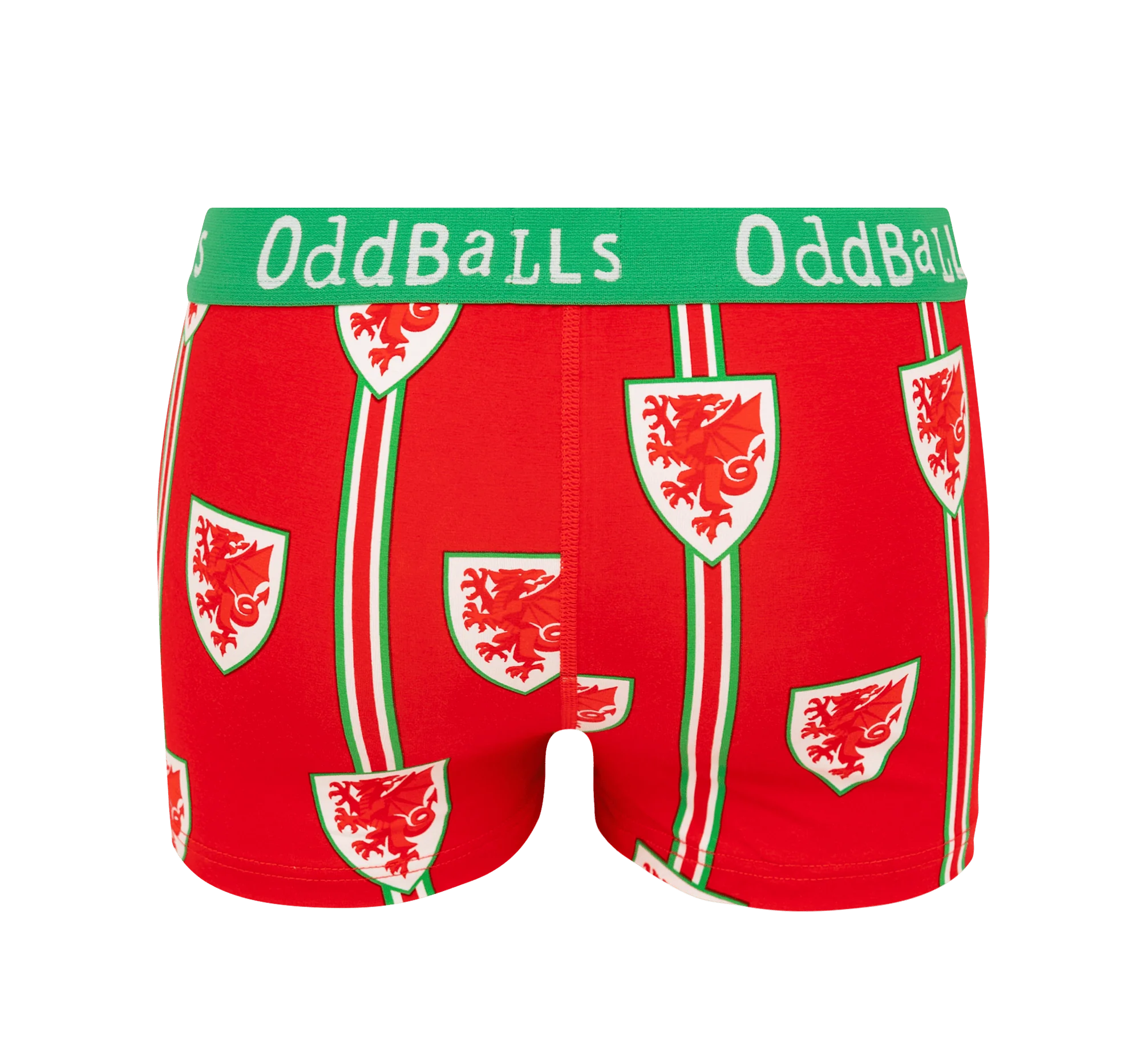 FA Wales Red & Green - Ladies Boxers - Image 2