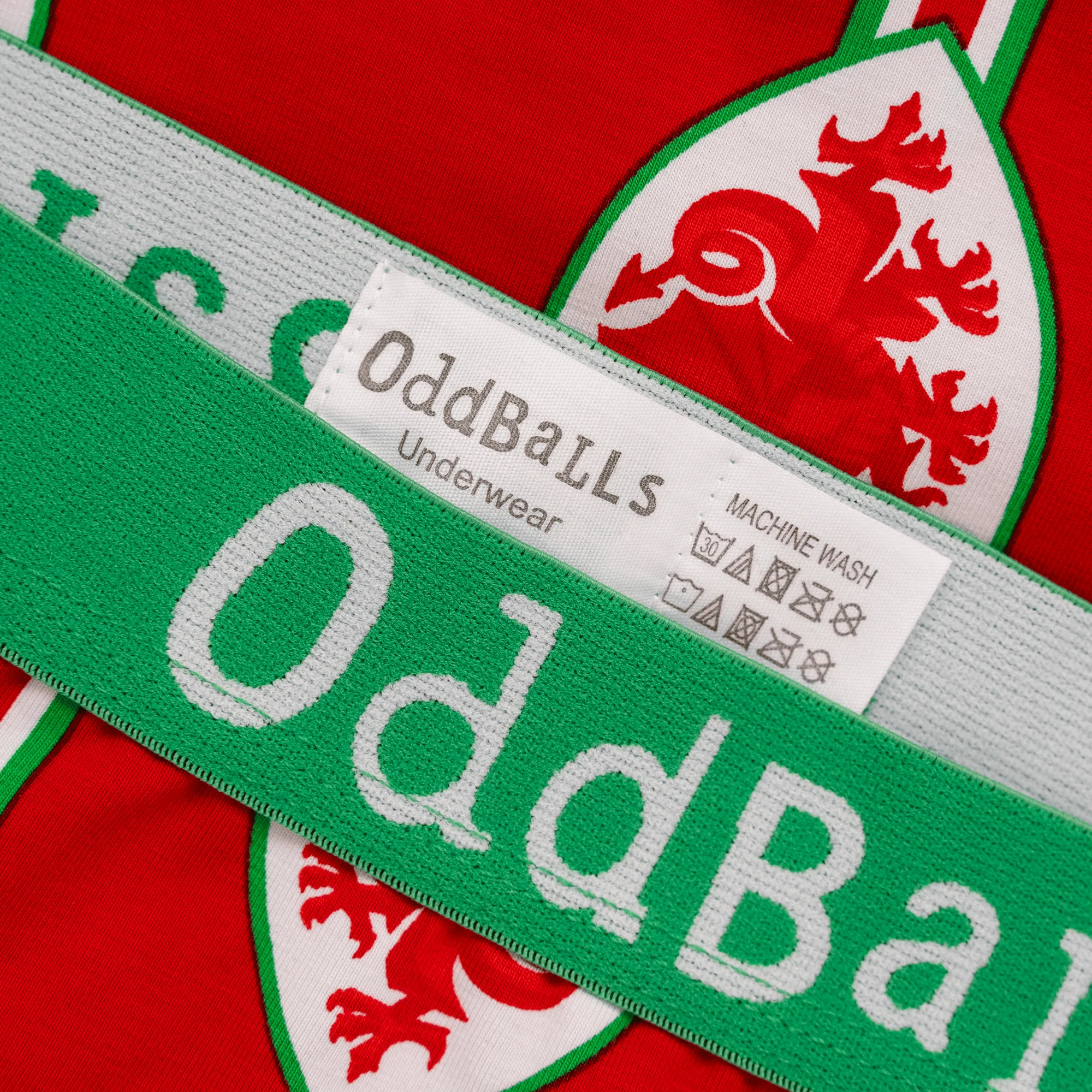 FA Wales Red & Green - Ladies Briefs - Image 3