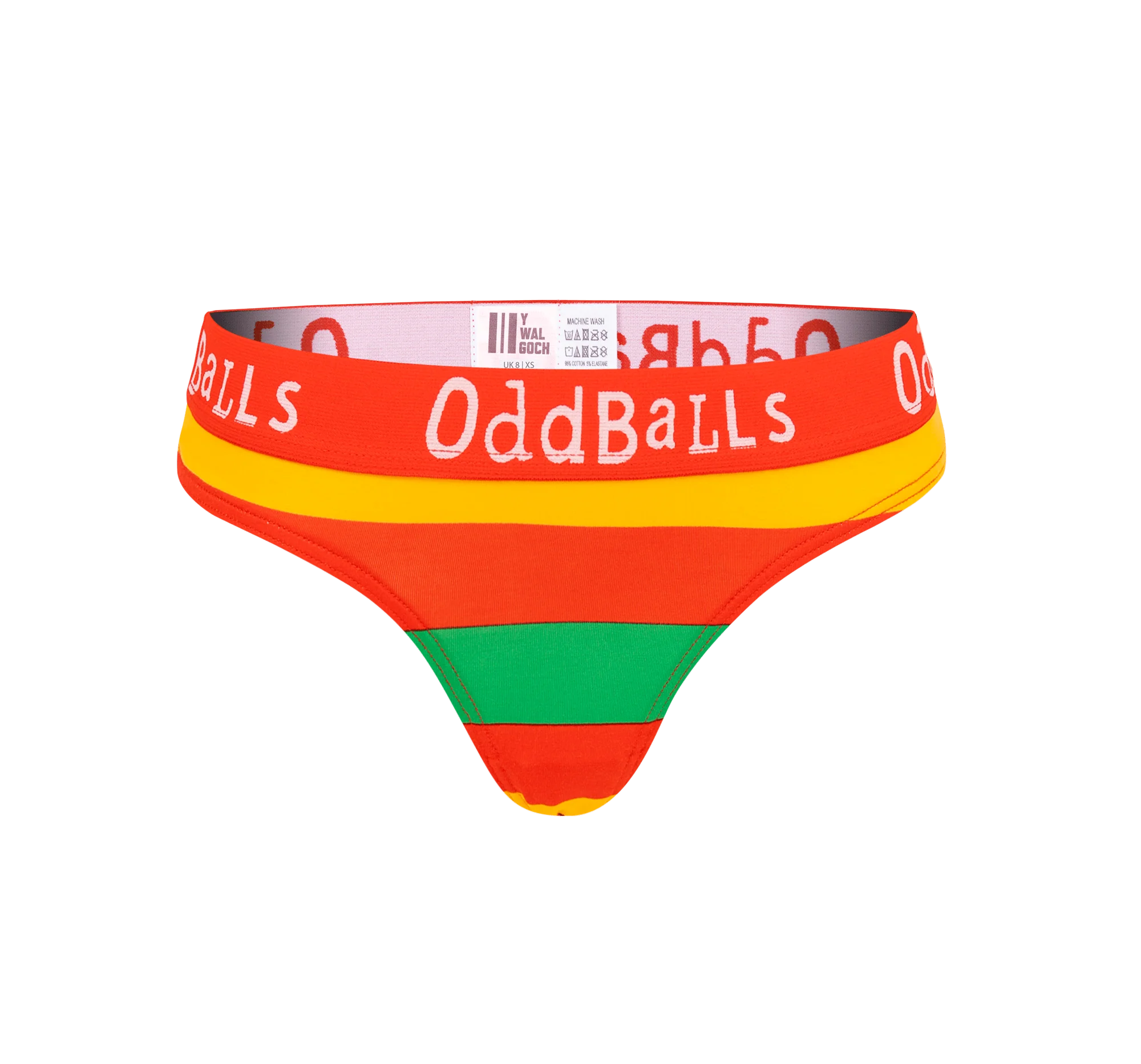 FA Wales Red Wall - Ladies Thong - Image 2