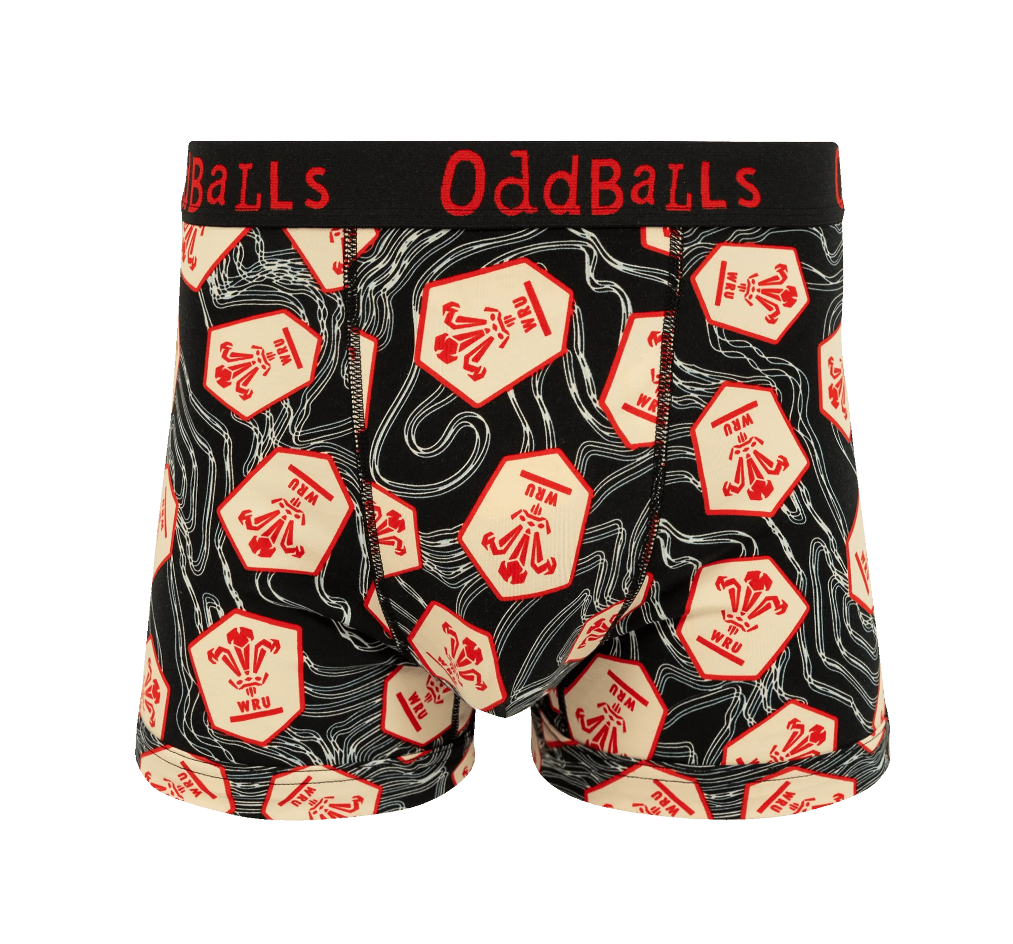 Welsh Rugby Union 25 Bundle - Mens Boxer Shorts 2 Pack - Image 3