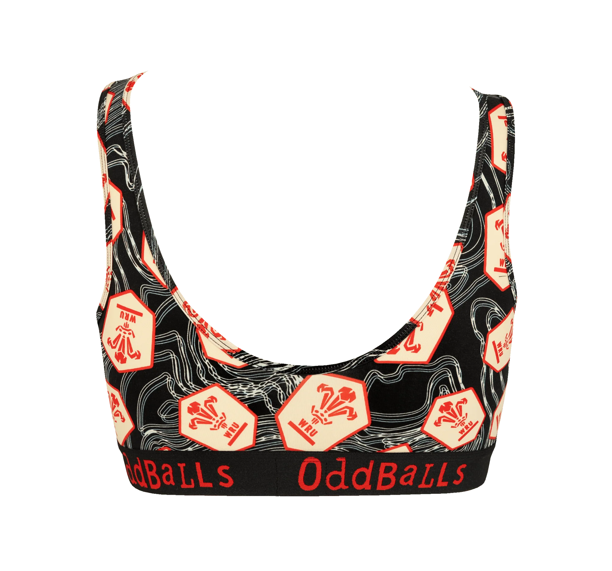 Welsh Rugby Union Alternate 25 - Ladies Bralette - Image 2
