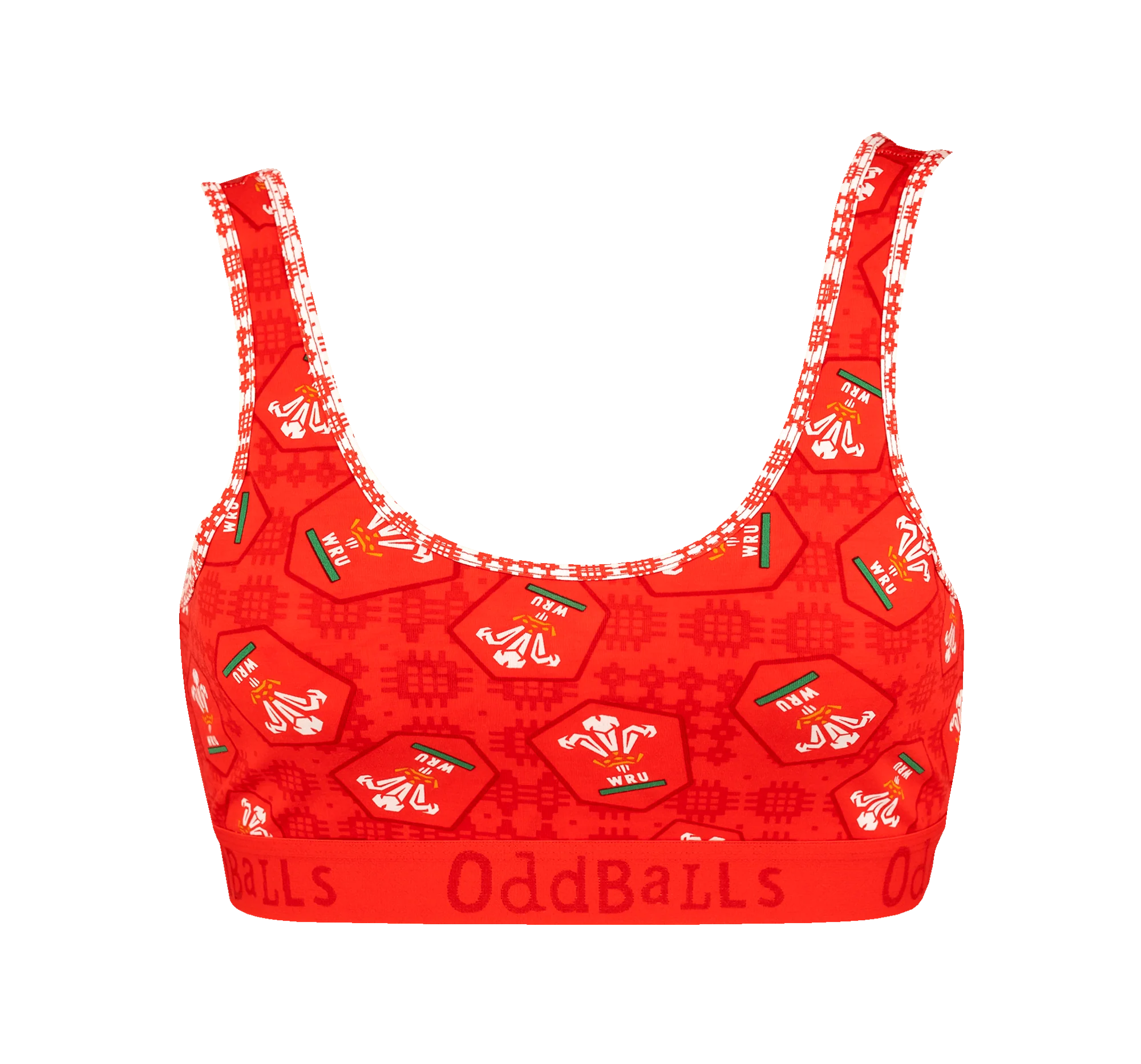 Welsh Rugby Union Home 25 - Ladies Bralette