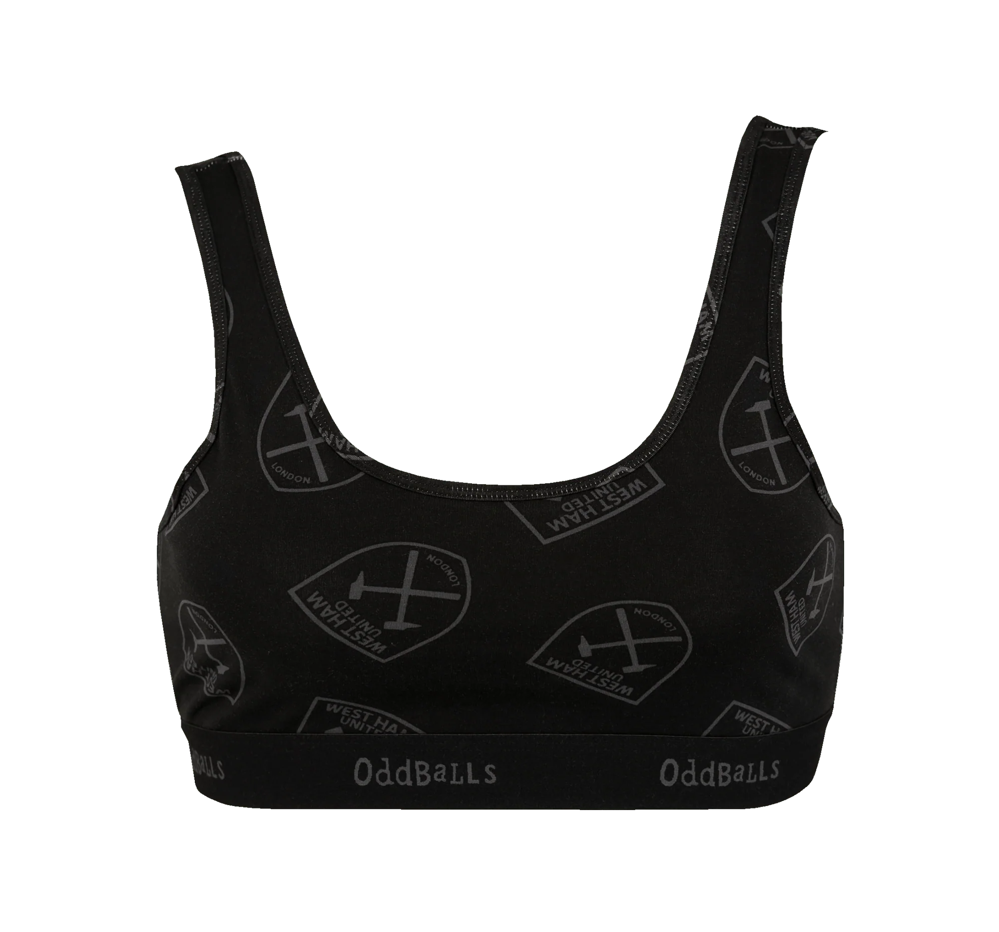West Ham United Black - Ladies Bralette