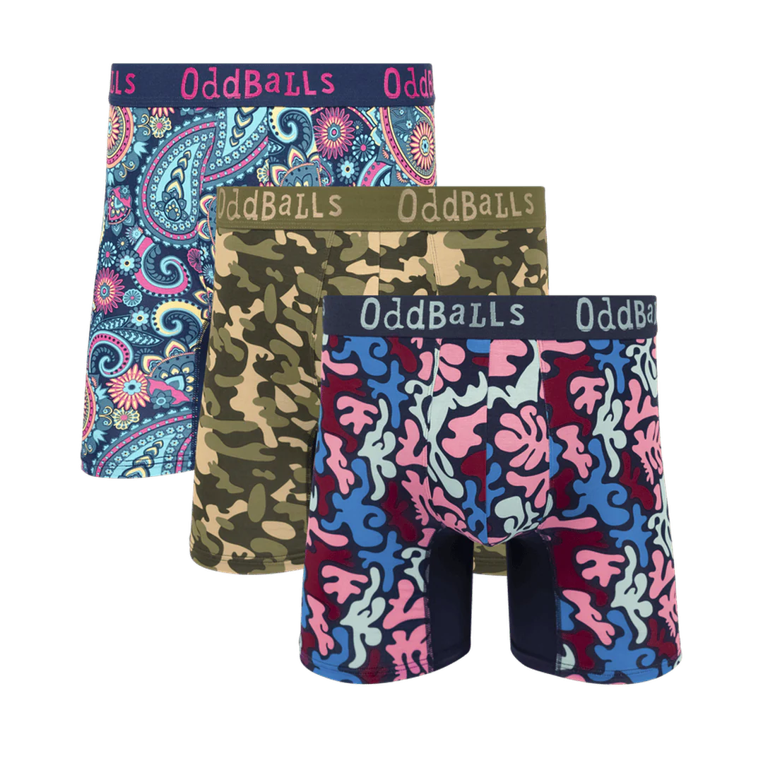 Triple Threat Bundle - Mens Bamboo Boxer 3 Pack