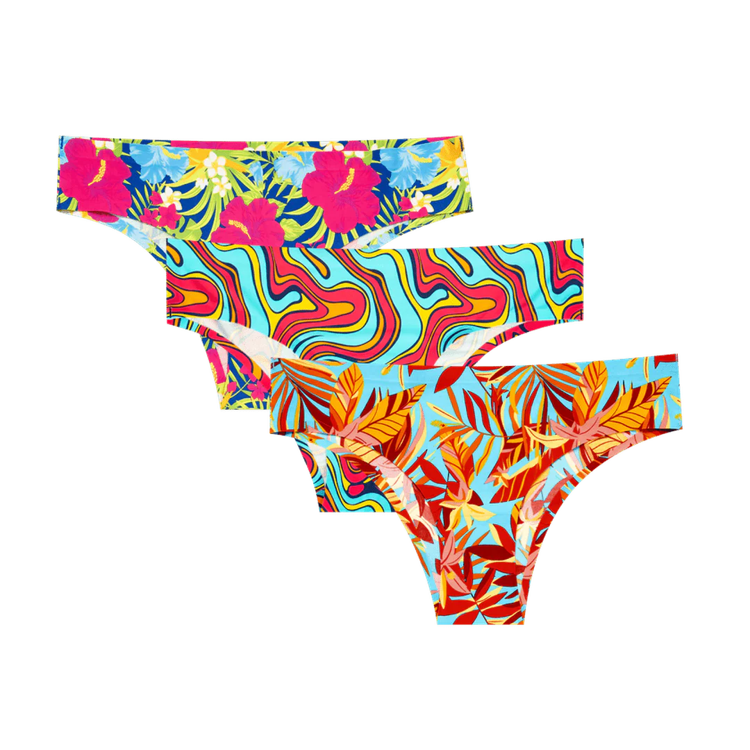 Getaway Bundle - Ladies Seamless Brazilian Briefs 3 Pack Bundle