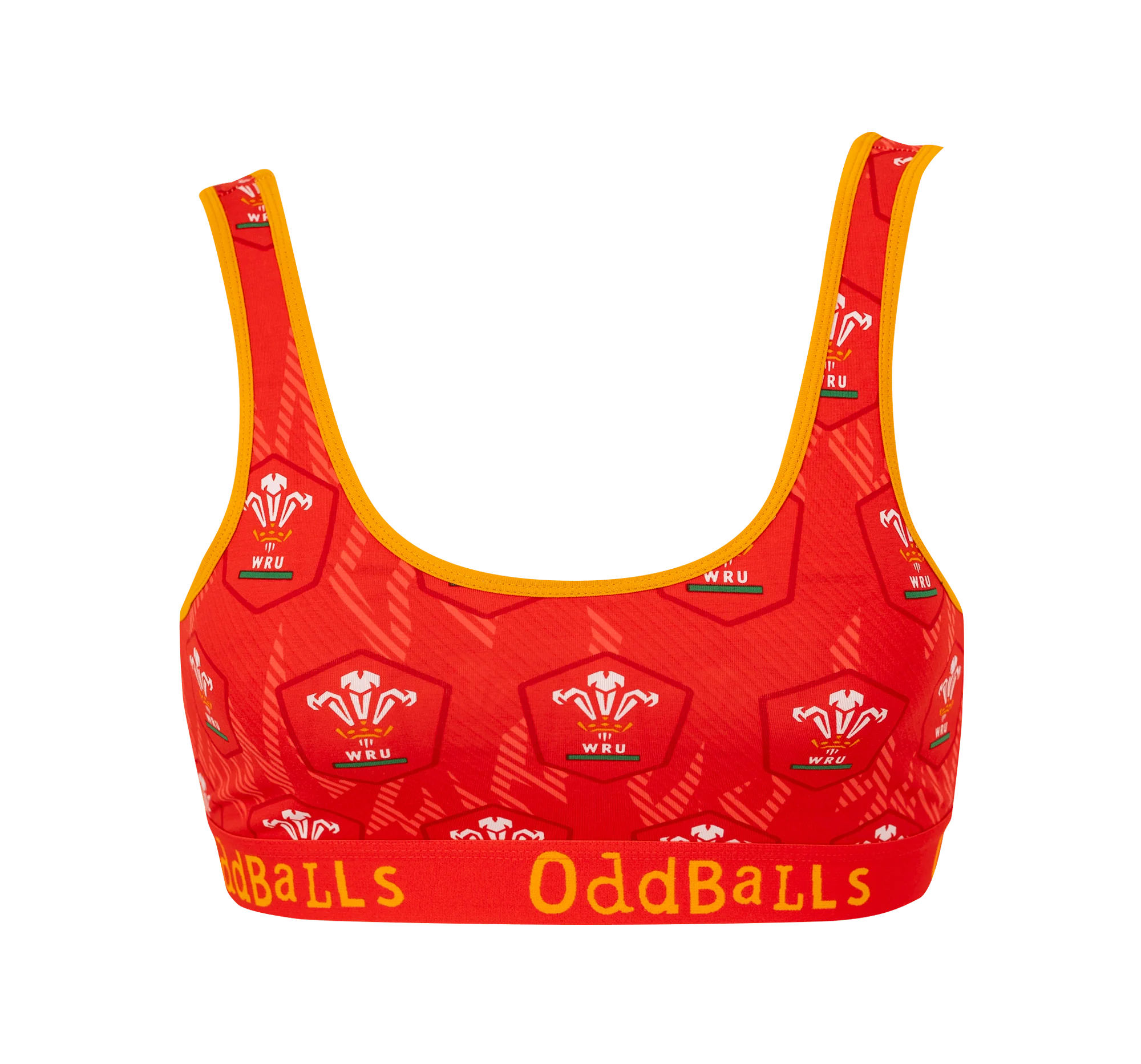 Welsh Rugby Union Flames - Ladies Bralette