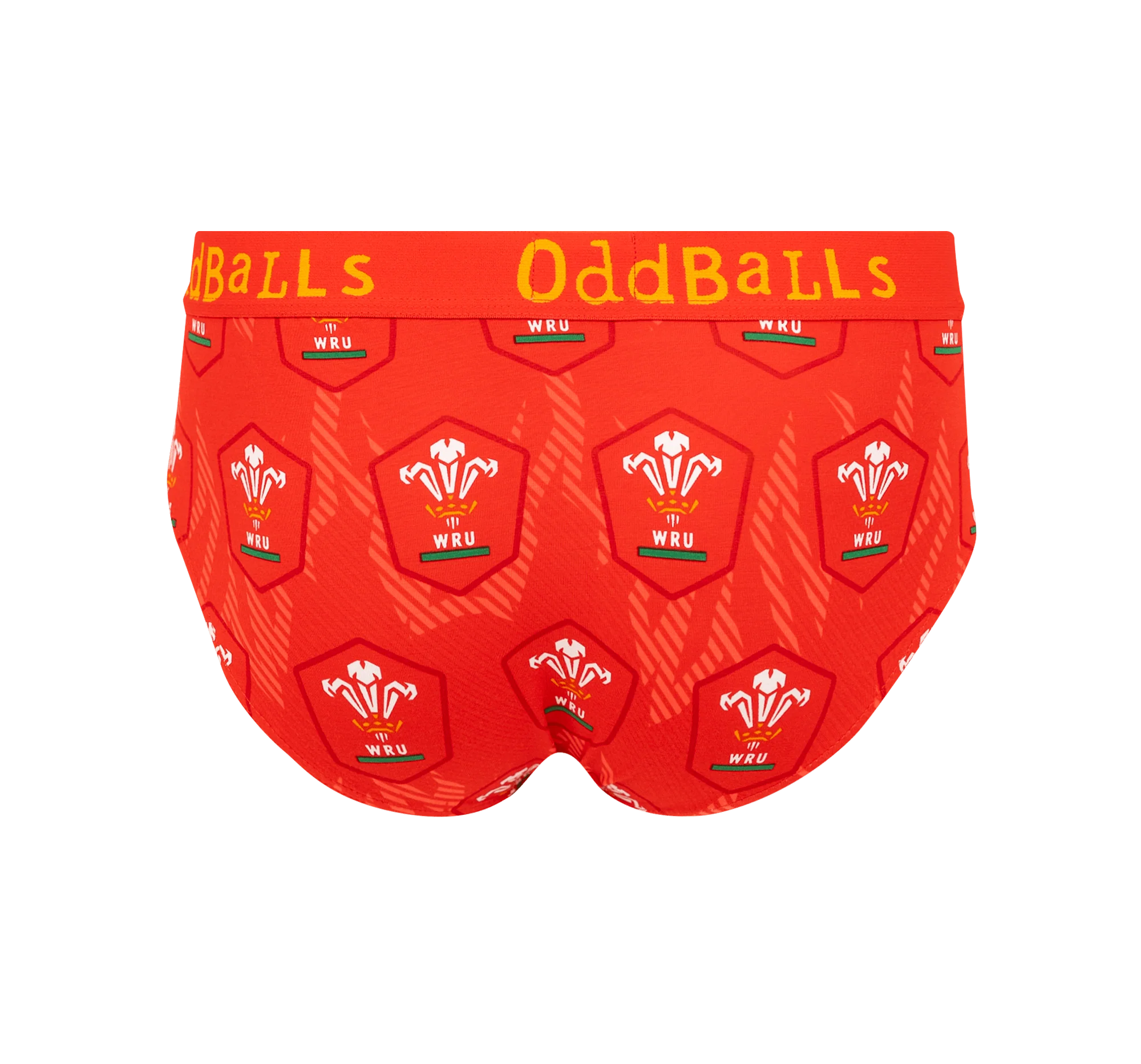 Welsh Rugby Union Flames - Mens Briefs - Image 2