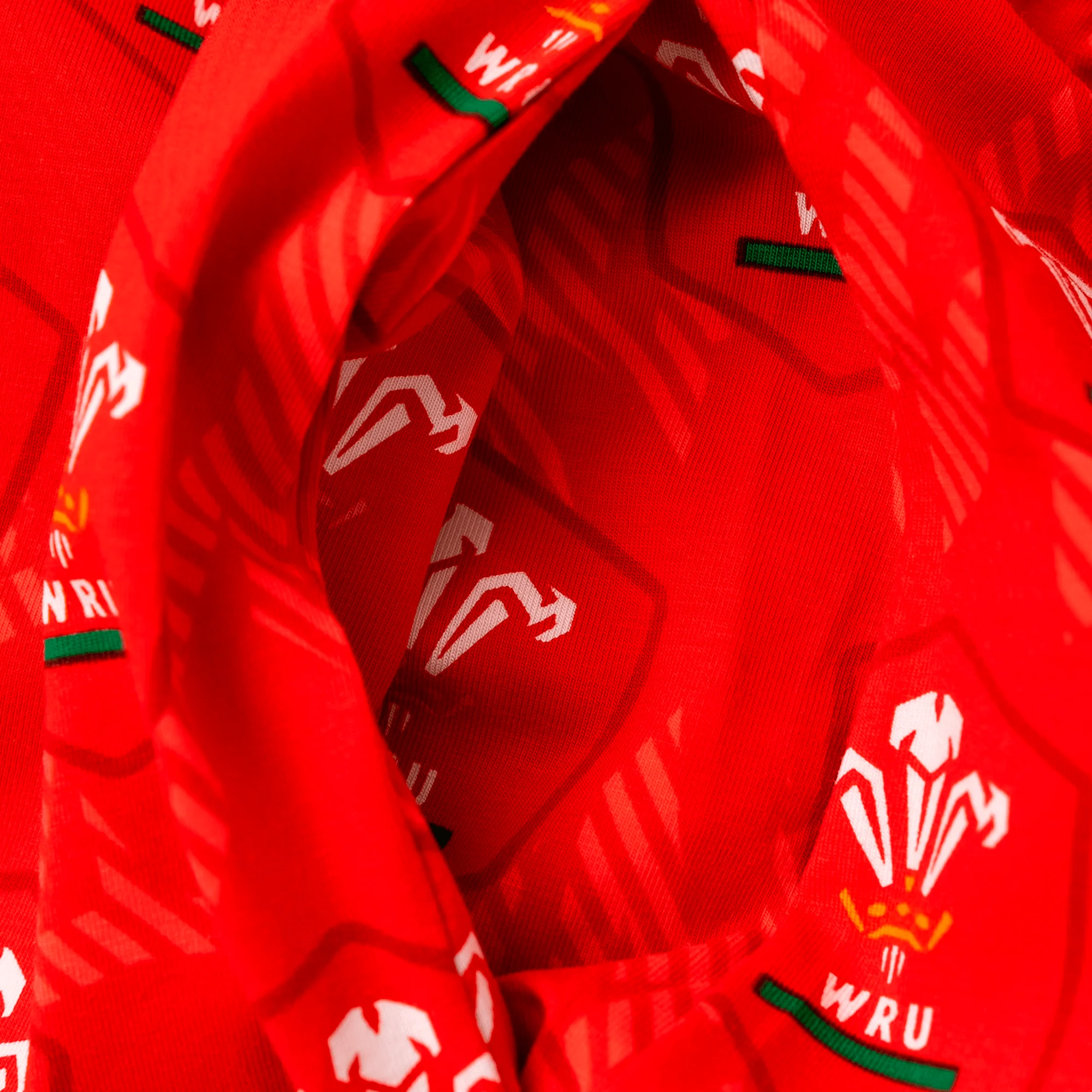 Womens Pyjamas - Welsh Rugby Union Home - Shorts & T-Shirt - Image 3